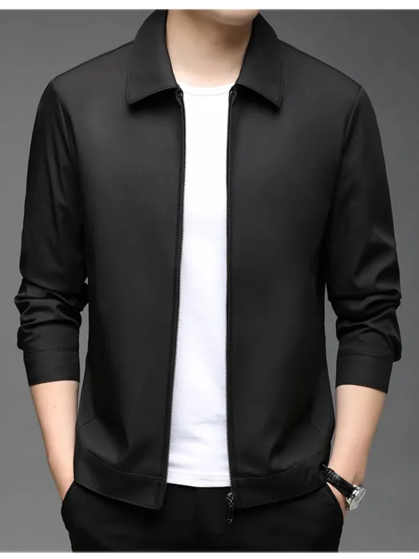 Men's Plus Size Zip-Up Casual Jacket sold by Gigi Laurent
