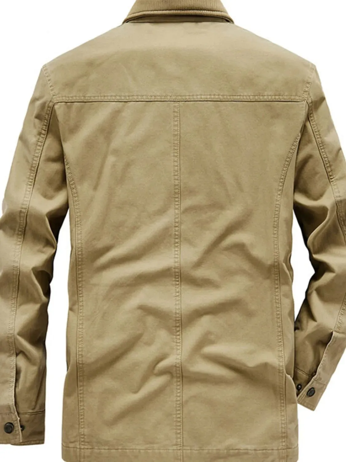 Men's Plus Size Zip Up Jacket with Pockets sold by Gigi Laurent product image thumbnail 2