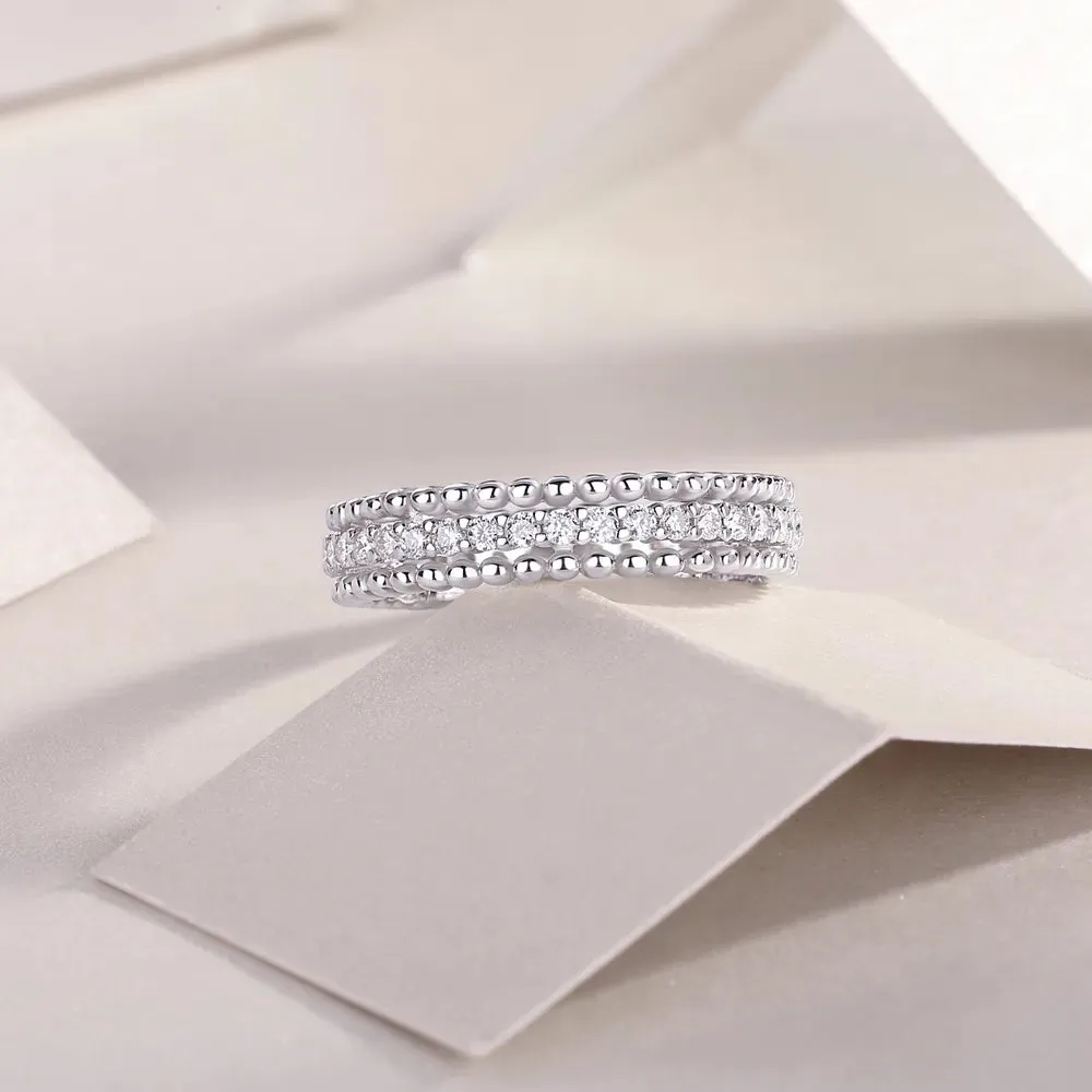 Moissanite 925 Sterling Silver Ring sold by Gigi Laurent product image thumbnail 2