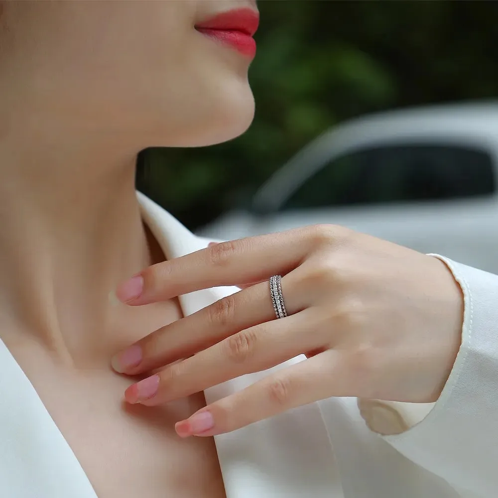 Moissanite 925 Sterling Silver Ring sold by Gigi Laurent product image thumbnail 3