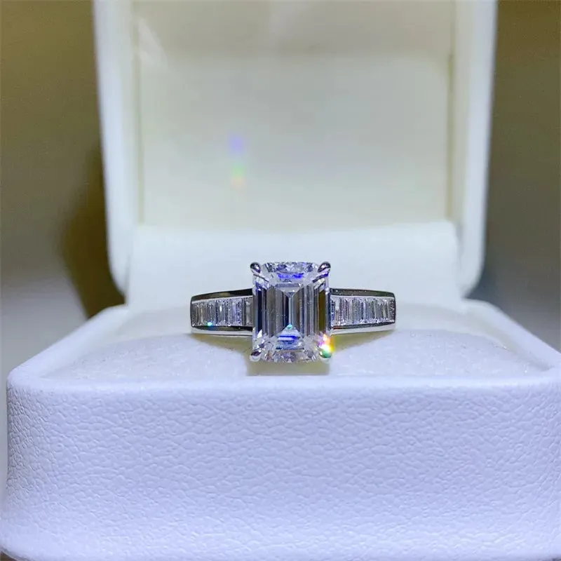 3 Carat Moissanite 925 Sterling Silver Ring sold by Gigi Laurent product image thumbnail 5