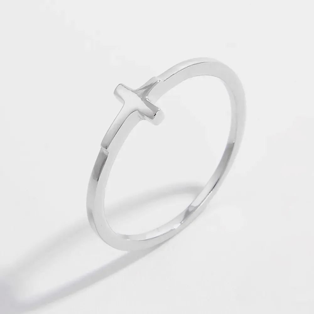925 Sterling Silver Cross Ring sold by Gigi Laurent product image thumbnail 2