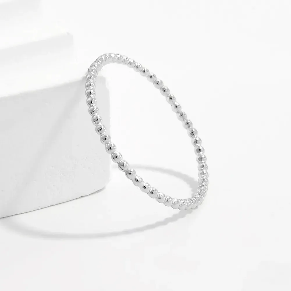 925 Sterling Silver Bead Ring sold by Gigi Laurent