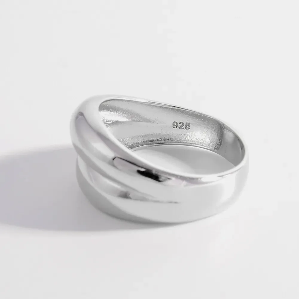 925 Sterling Silver Bulging Ring sold by Gigi Laurent product image thumbnail 3