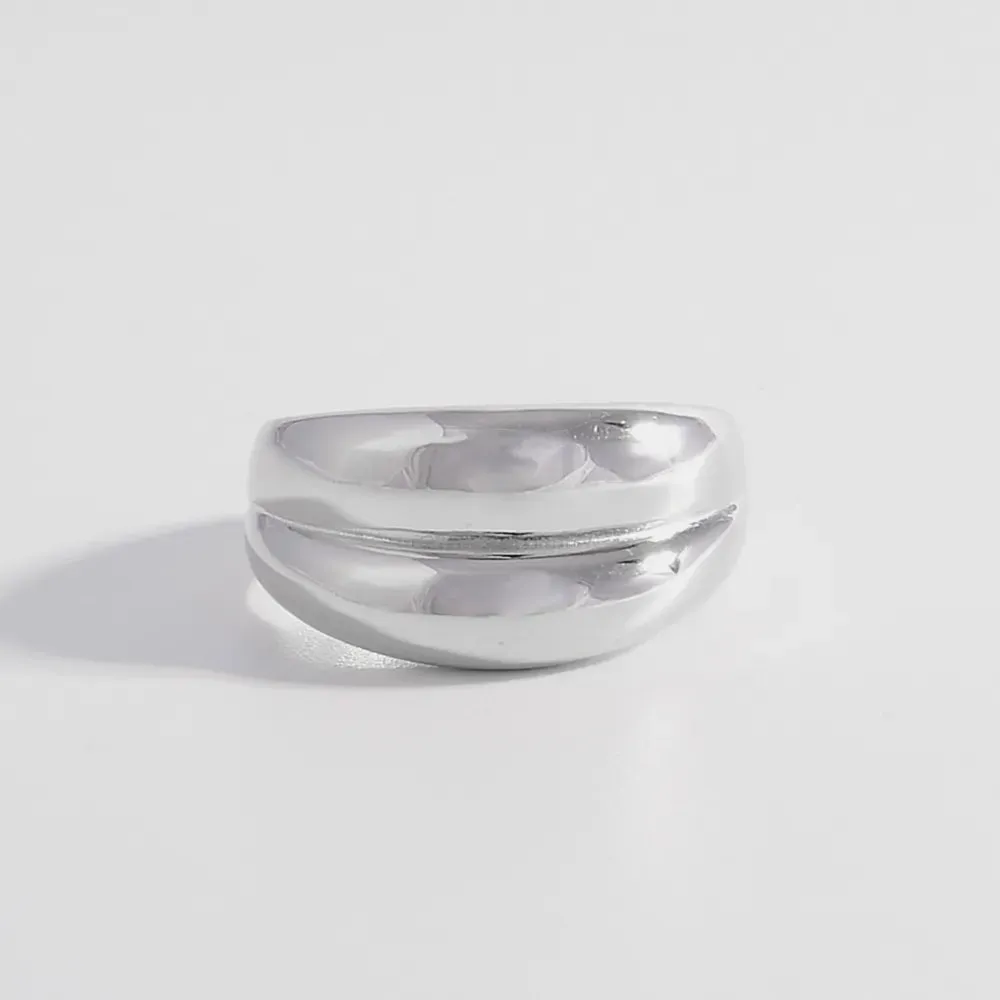 925 Sterling Silver Bulging Ring sold by Gigi Laurent