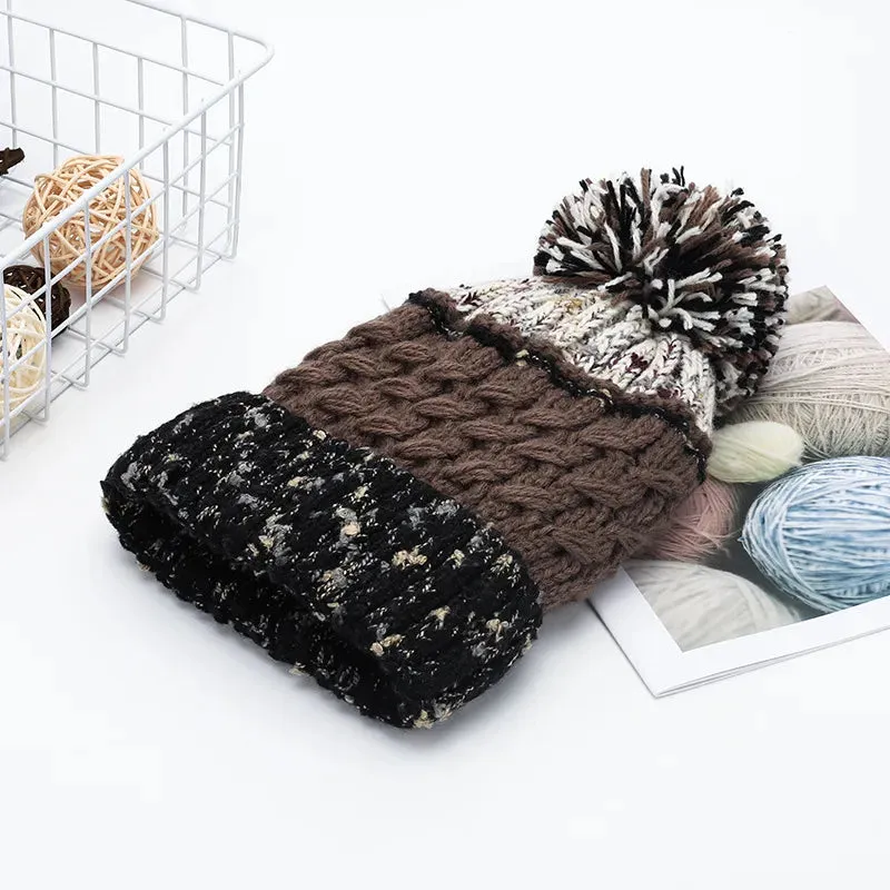 Contrast Thermal Hat with Pompom sold by Gigi Laurent product image thumbnail 5