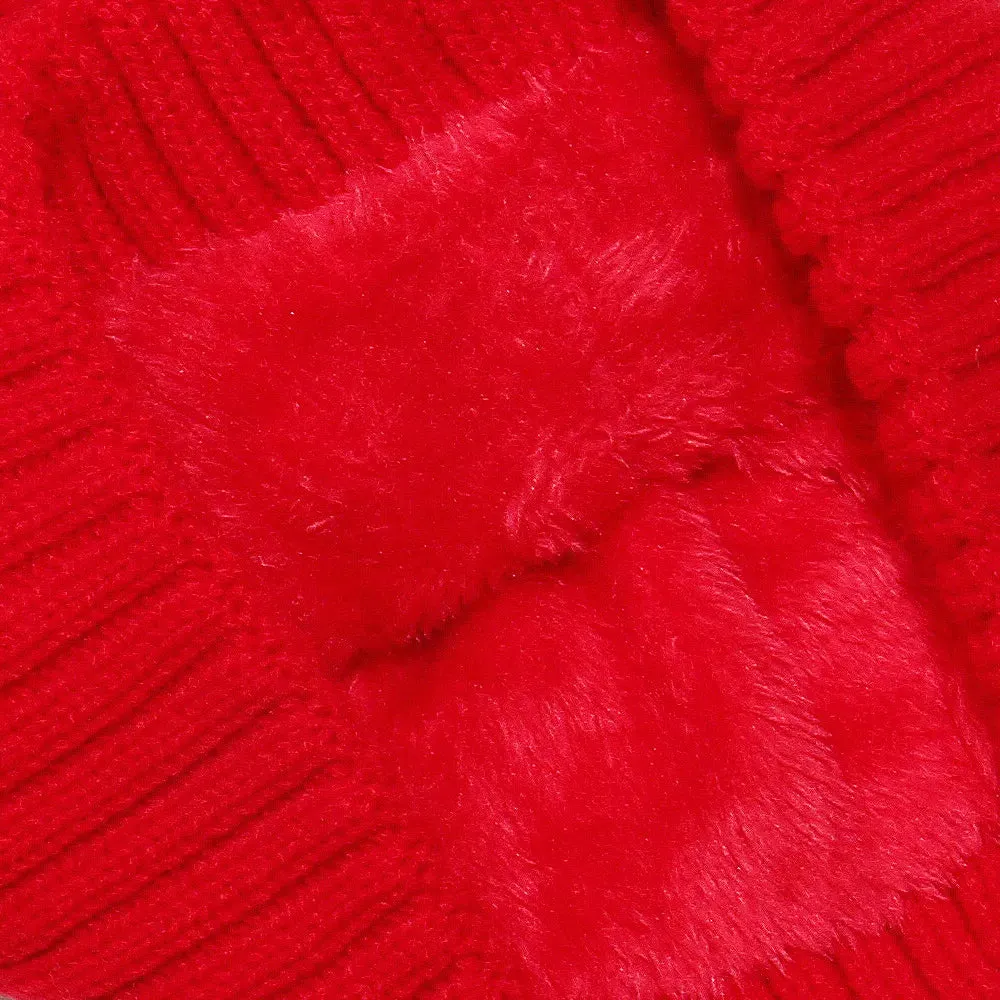 Cable Knit Winter Hat with Pompom sold by Gigi Laurent product image thumbnail 3