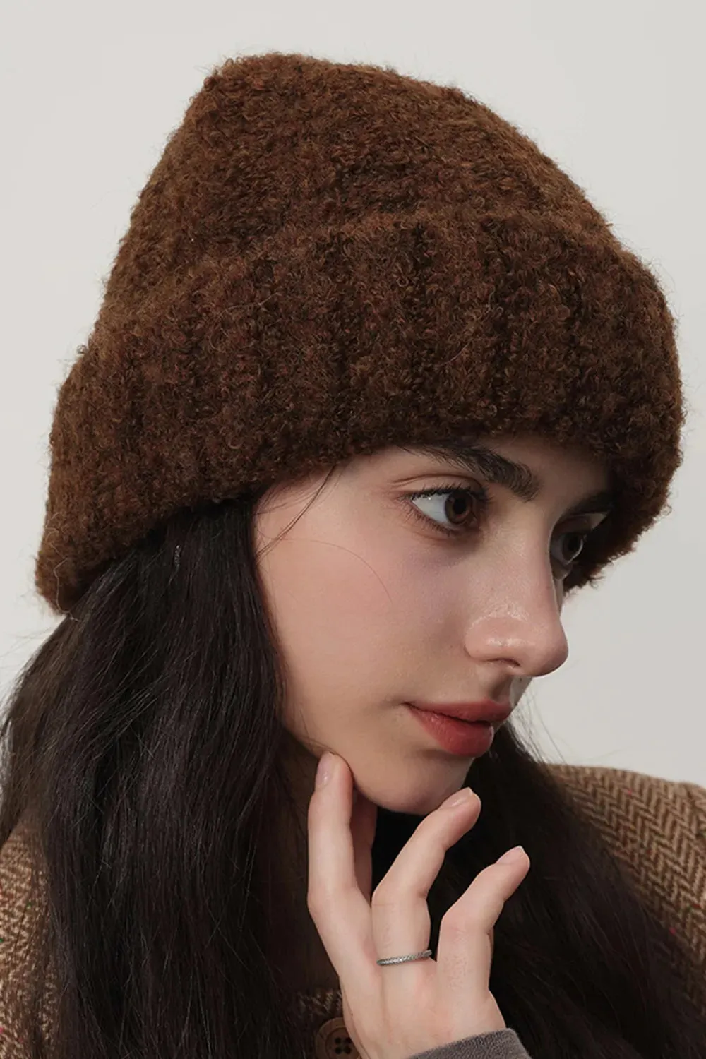 Solid Color Thermal Knit Hat sold by Gigi Laurent product image thumbnail 4