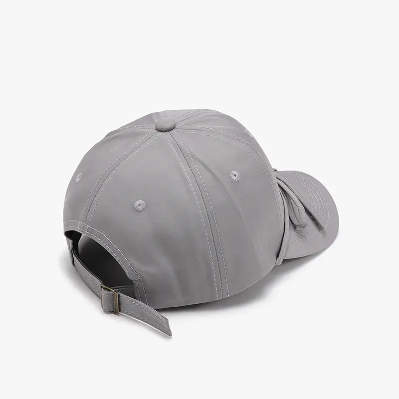 Tied Bow Cotton Baseball Cap sold by Gigi Laurent product image thumbnail 3