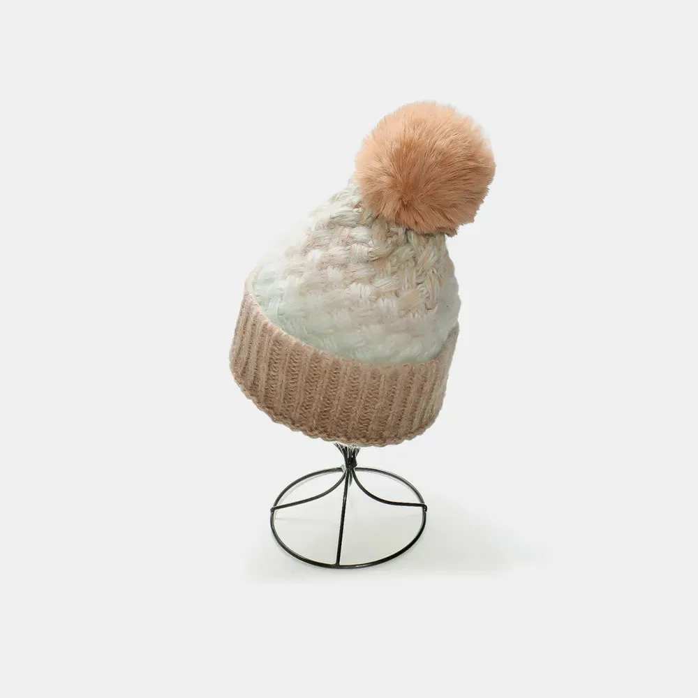 Gradient Knit Hat with Pompom sold by Gigi Laurent product image thumbnail 5