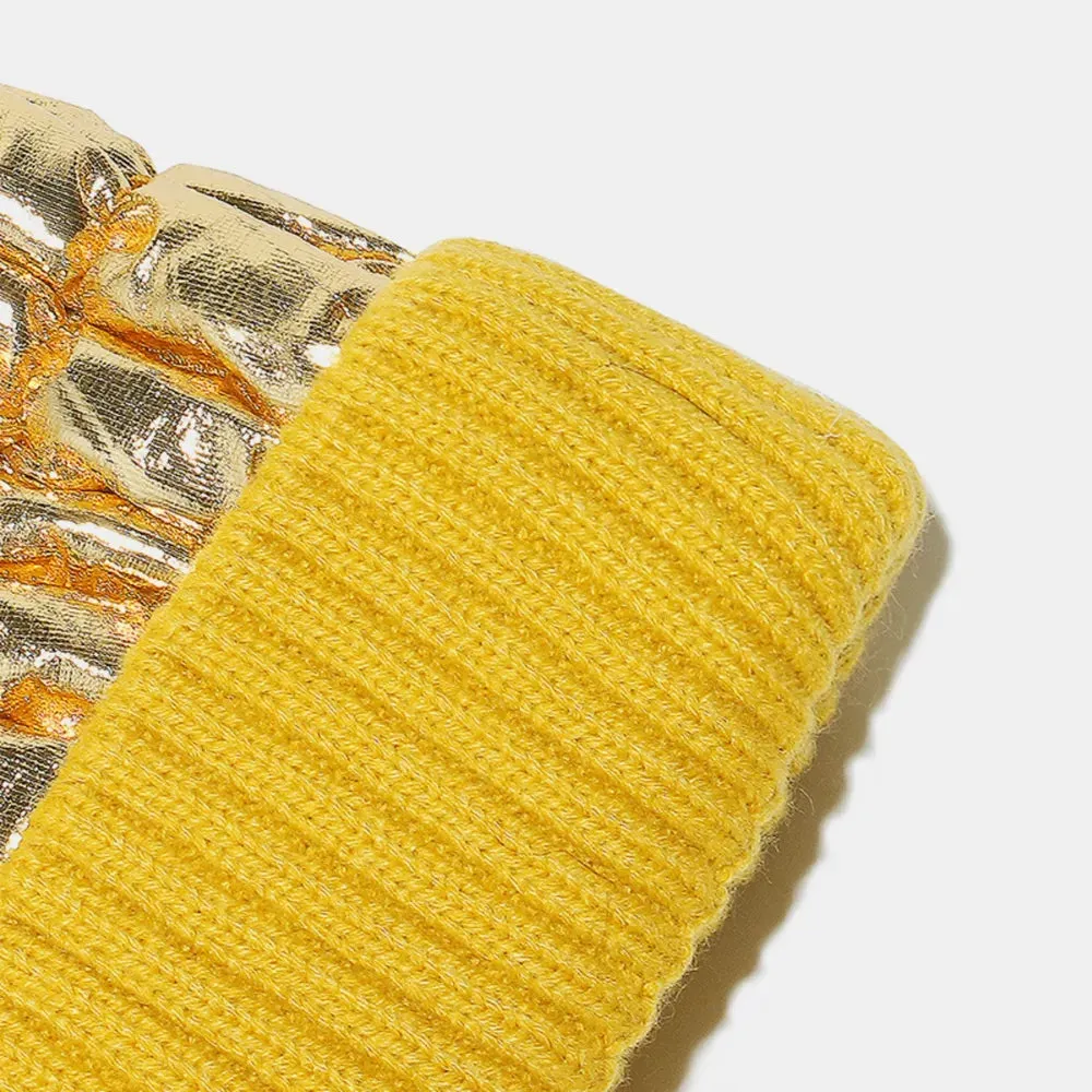 Thermal Knit Hat with Pompom sold by Gigi Laurent product image thumbnail 2