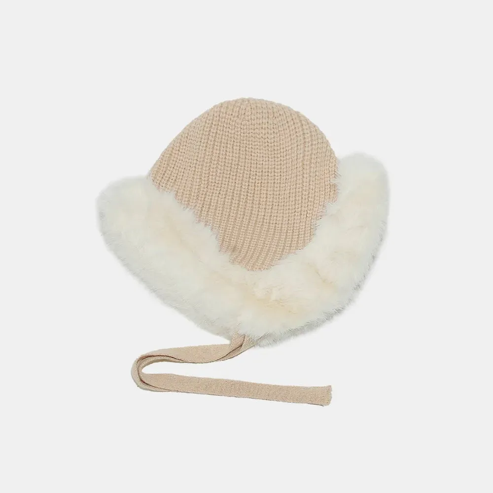 Thermal Tied Fuzzy Winter Hat sold by Gigi Laurent product image thumbnail 2