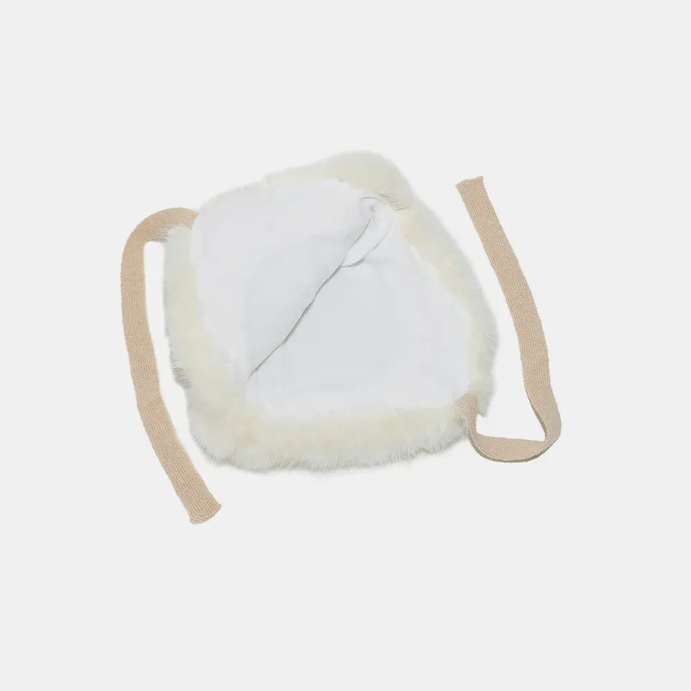 Thermal Tied Fuzzy Winter Hat sold by Gigi Laurent product image thumbnail 4