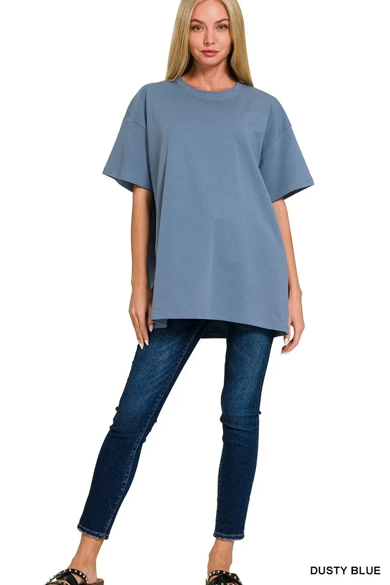 Zenana Cotton Round Neck Top & Legging Set sold by Gigi Laurent product image thumbnail 4