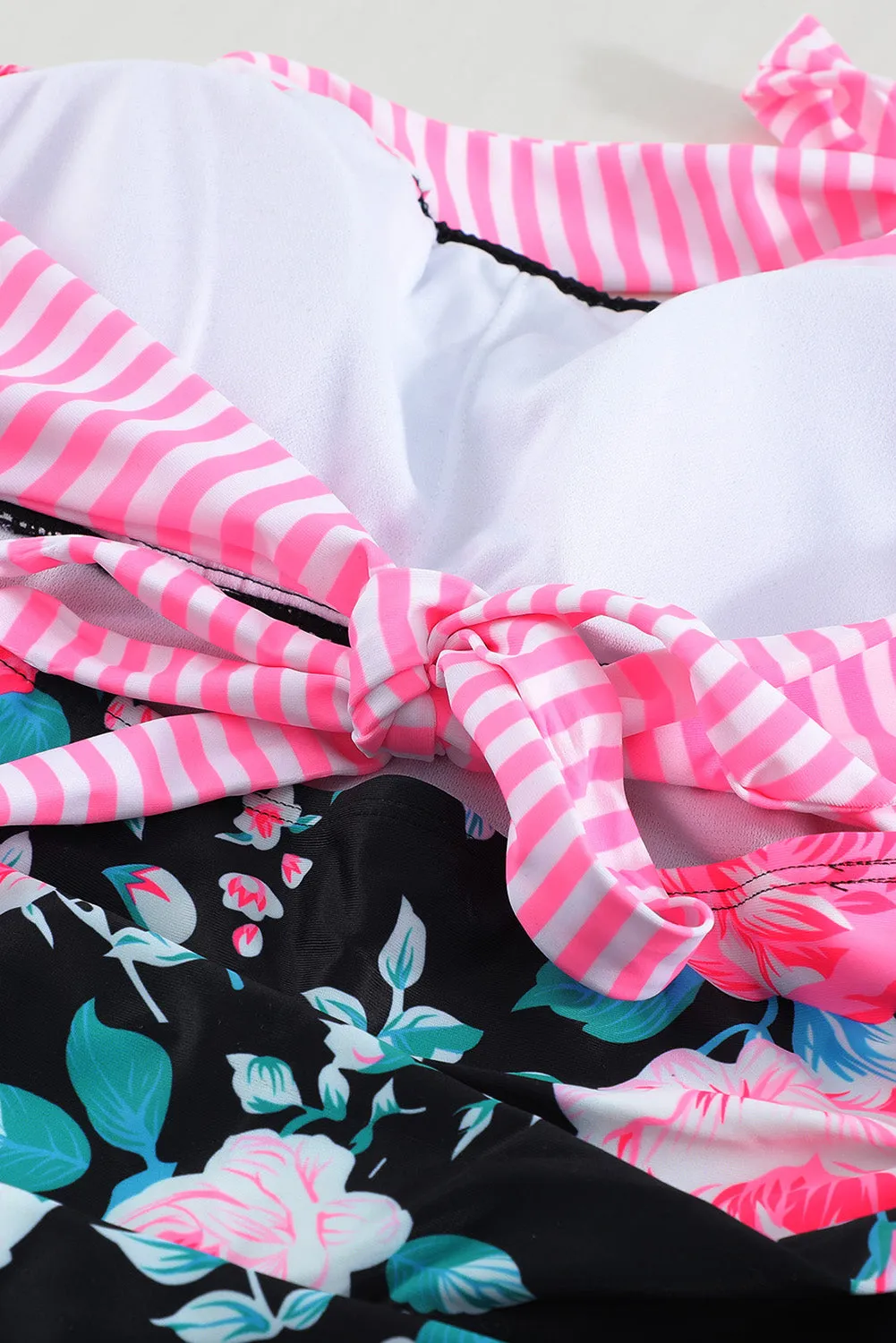 Mixed Print Tie-Back Two-Piece Swimsuit sold by Gigi Laurent product image thumbnail 5