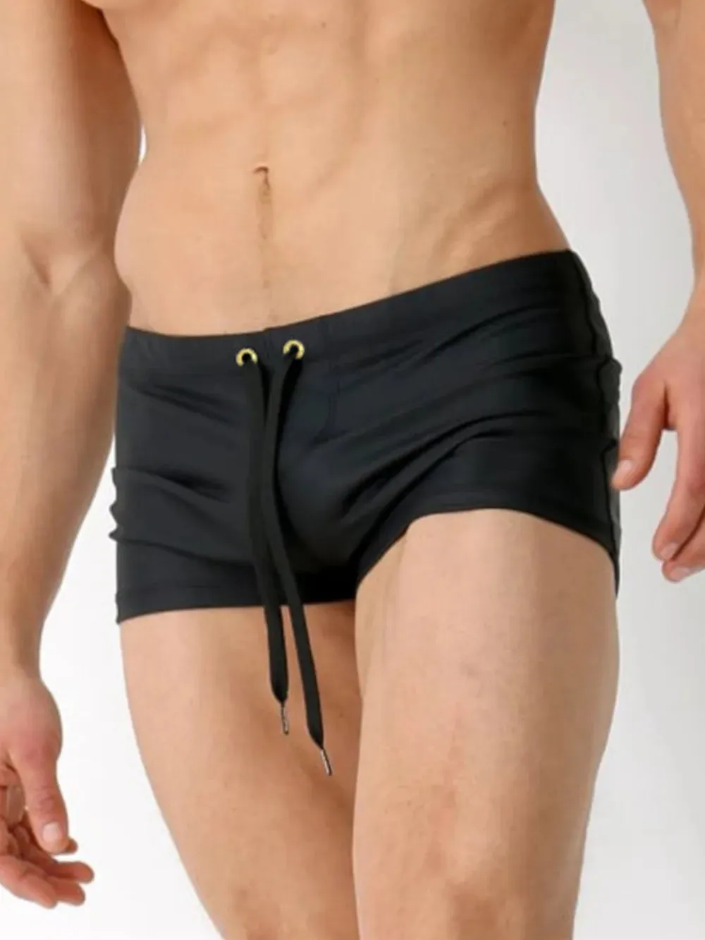 Men's Drawstring Swim Shorts sold by Gigi Laurent