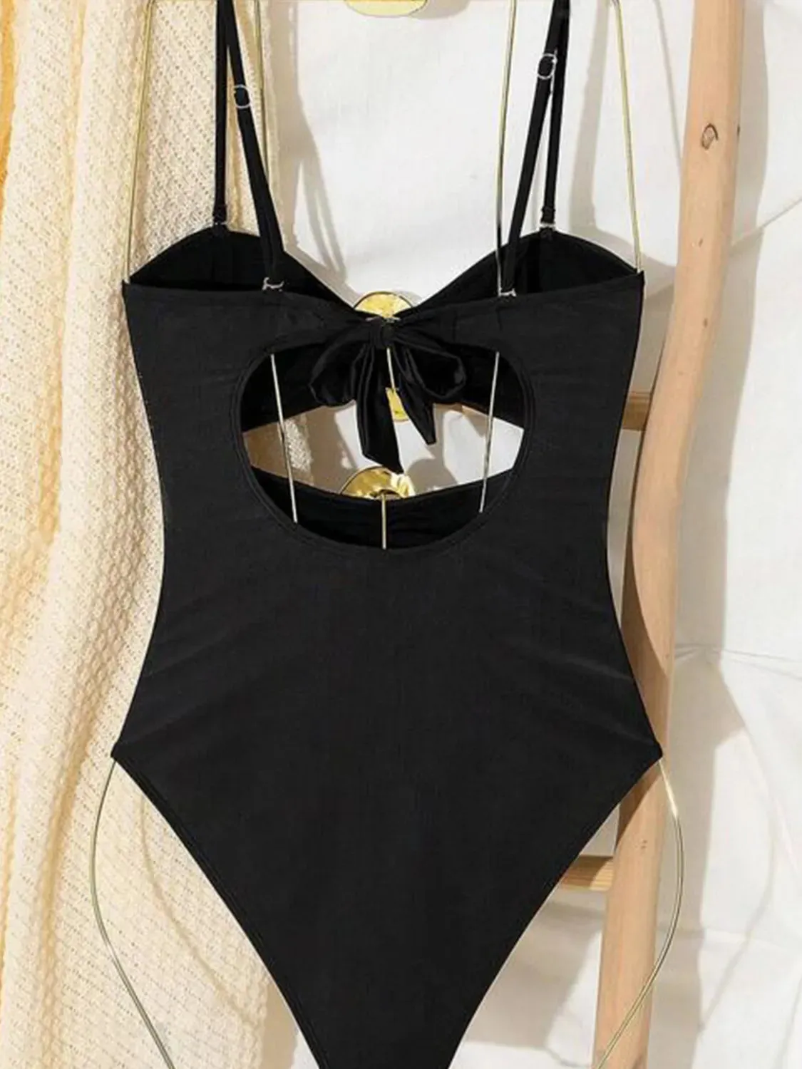Cutout Sweetheart Neck One-Piece Swimwear sold by Gigi Laurent product image thumbnail 4