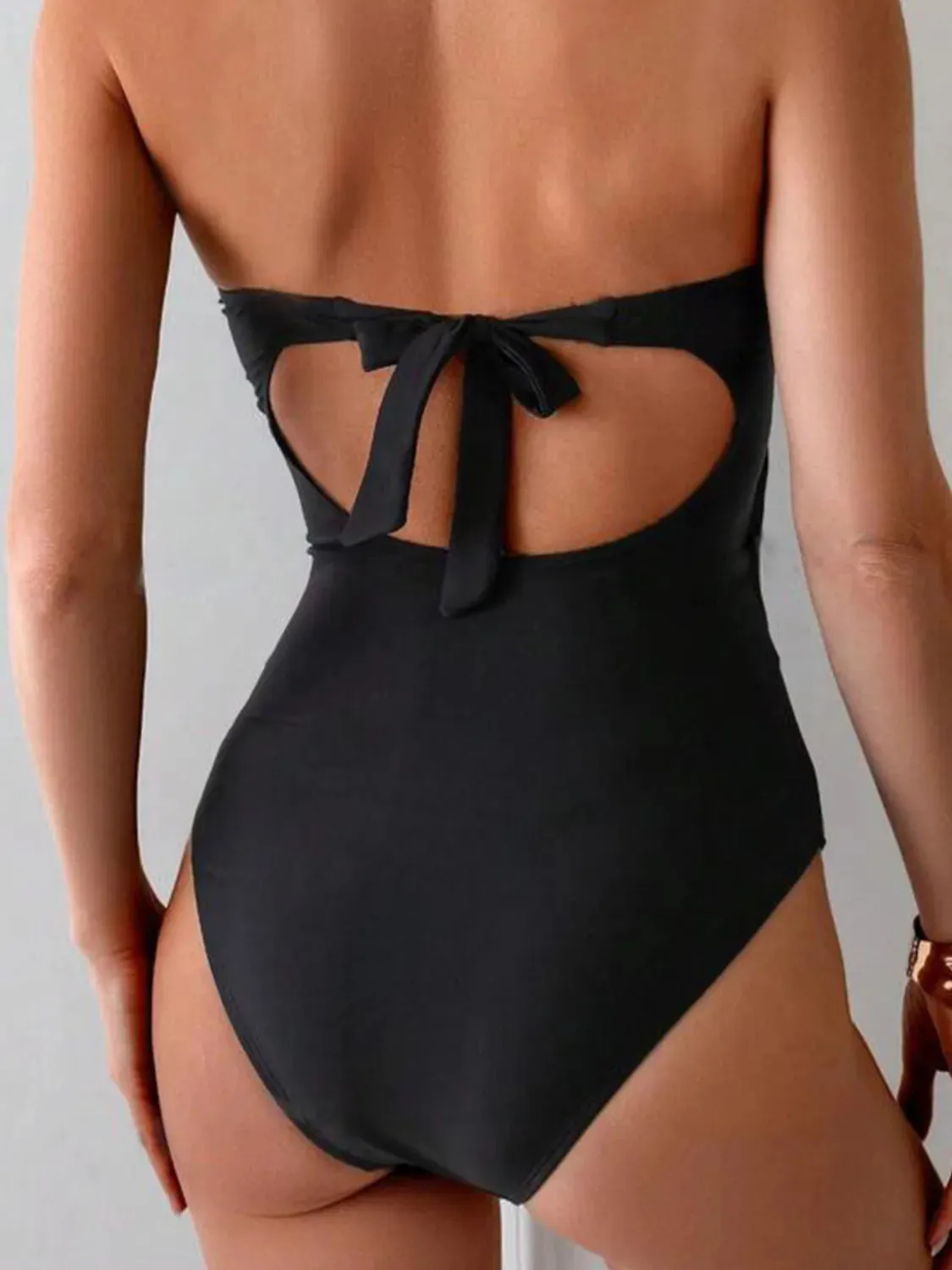 Cutout Sweetheart Neck One-Piece Swimwear sold by Gigi Laurent product image thumbnail 2