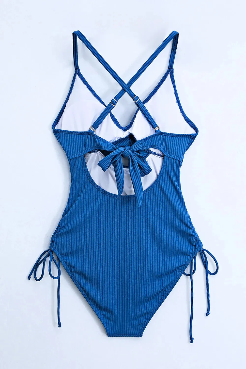 Cutout V-Neck Spaghetti Strap One-Piece Swimwear sold by Gigi Laurent product image thumbnail 5