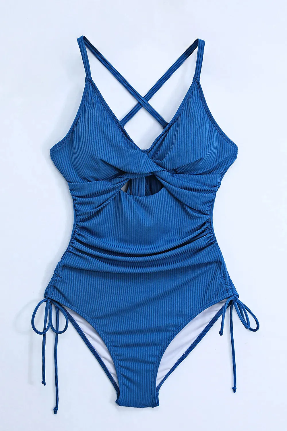 Cutout V-Neck Spaghetti Strap One-Piece Swimwear sold by Gigi Laurent product image thumbnail 4
