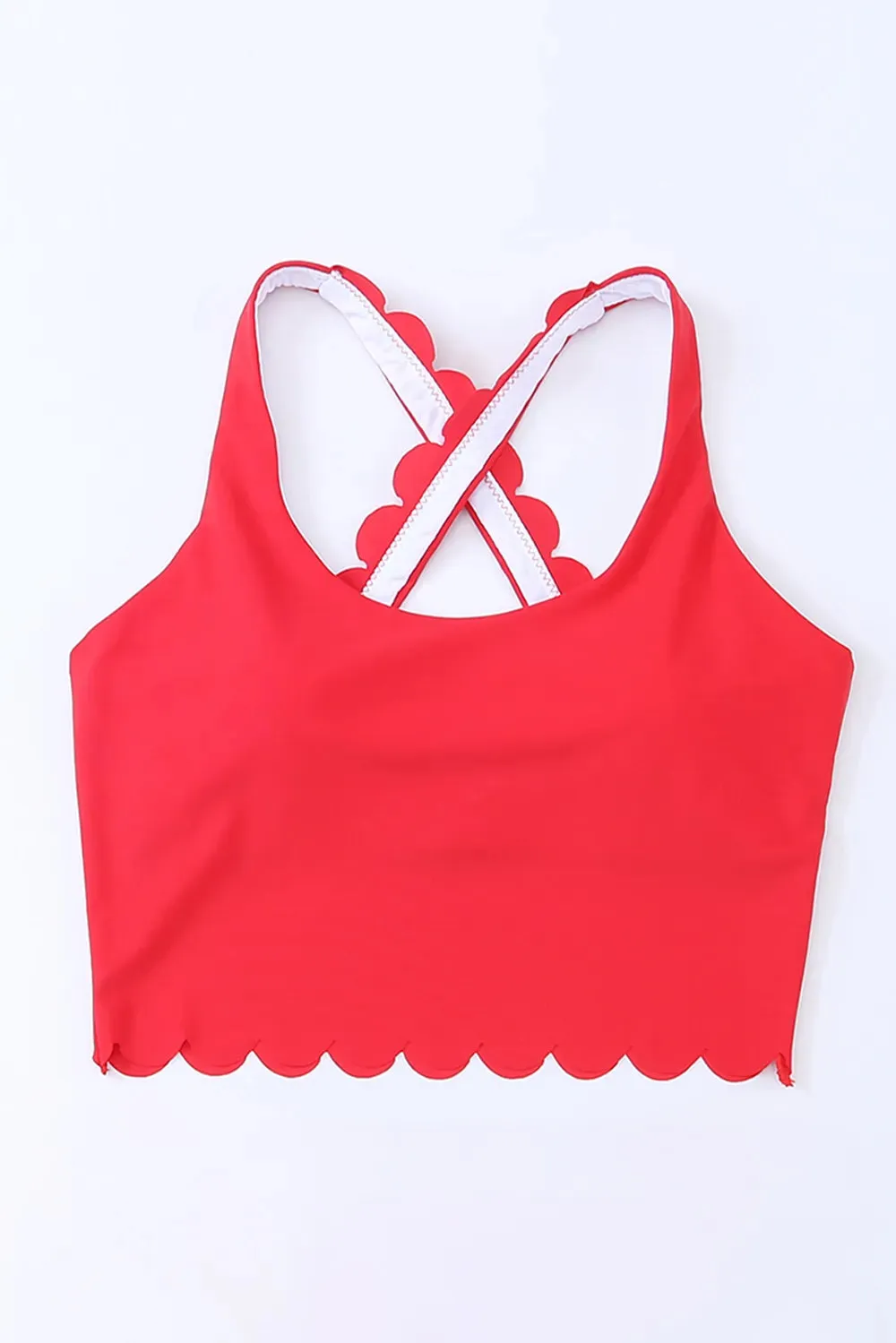 Crisscross Scoop Neck Swim Top sold by Gigi Laurent product image thumbnail 5