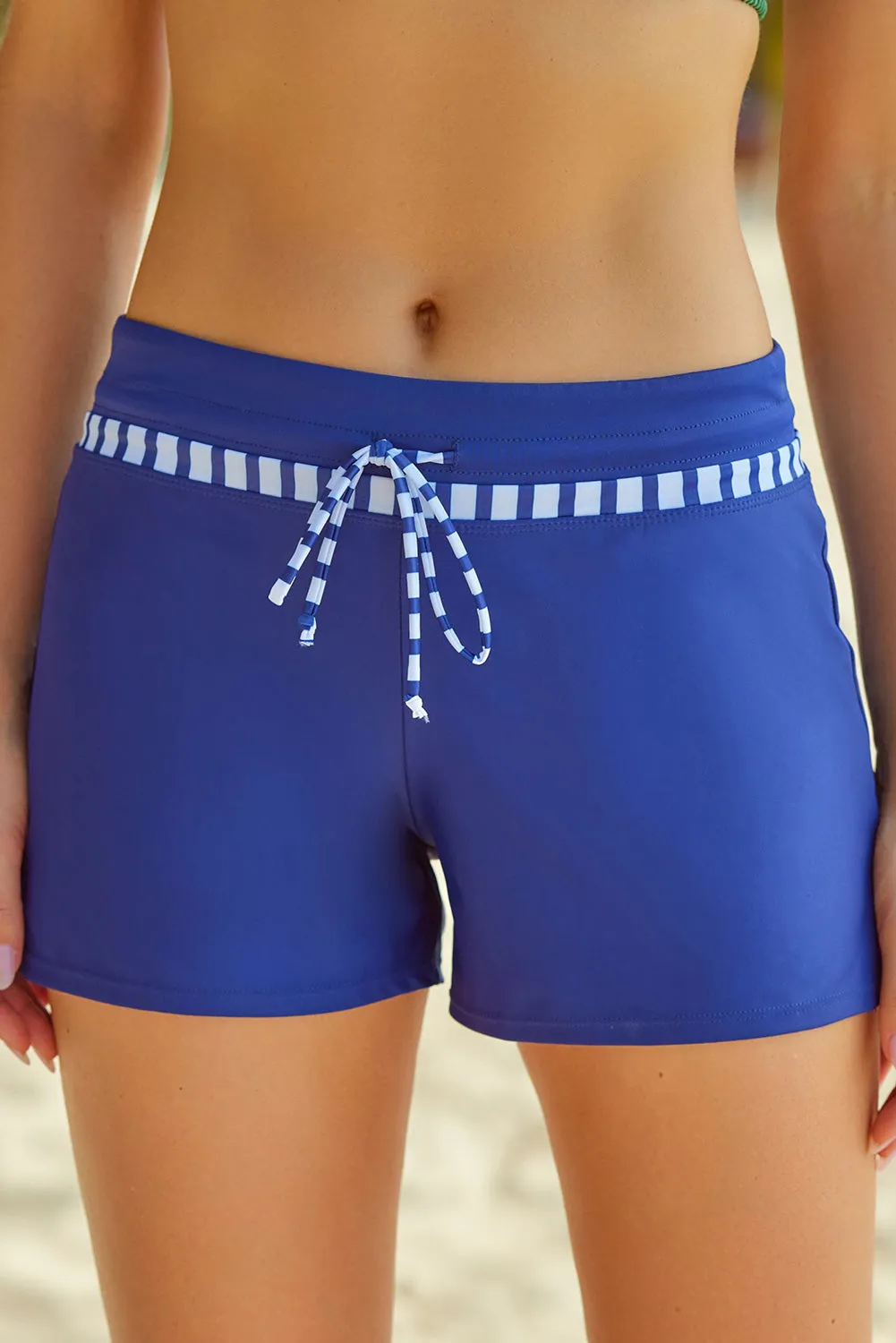 Full Size Run Contrast Drawstring Swim Bottoms sold by Gigi Laurent