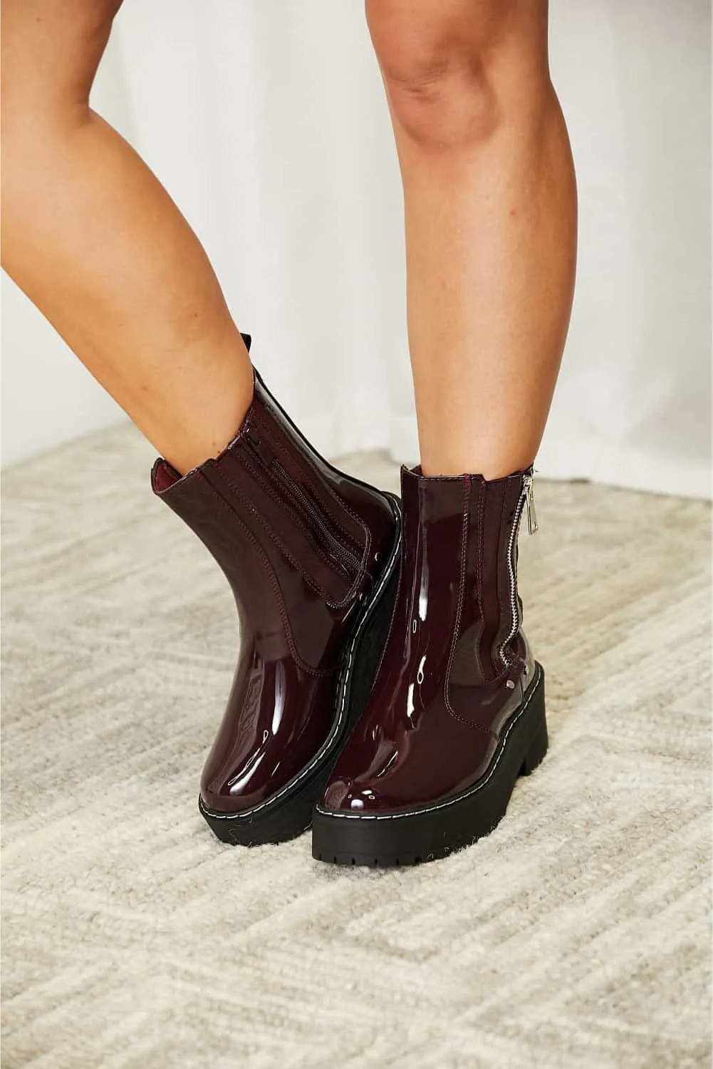 Forever Link Side Zip Platform Boots sold by Gigi Laurent product image thumbnail 5
