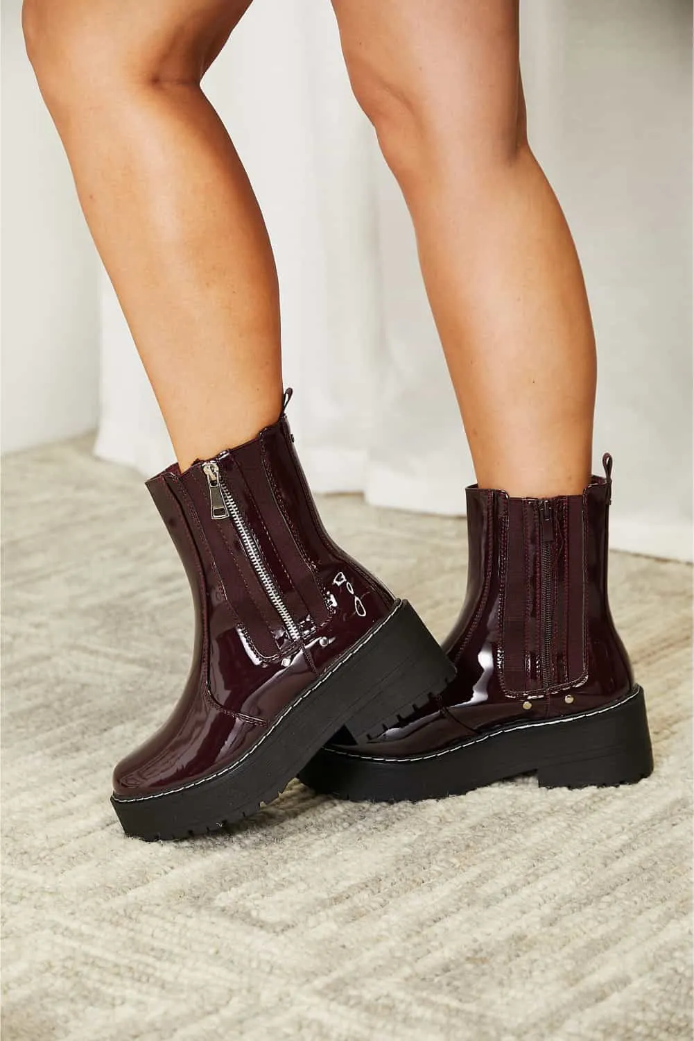 Forever Link Side Zip Platform Boots sold by Gigi Laurent product image thumbnail 2