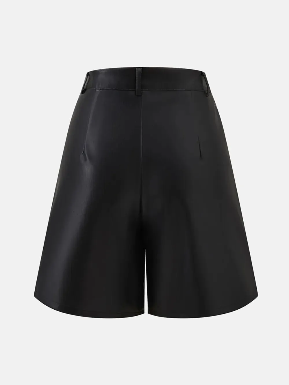 PU Leather High Rise Shorts sold by Gigi Laurent product image thumbnail 4