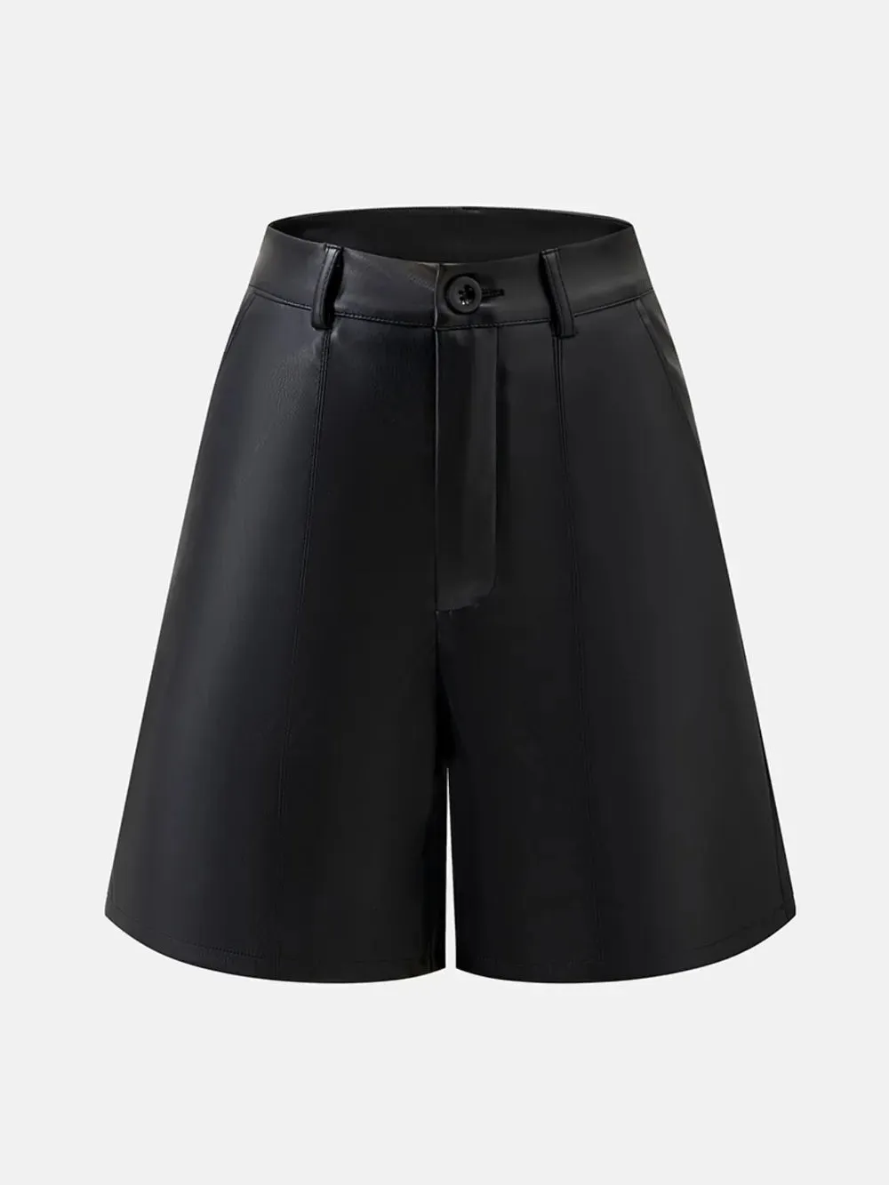PU Leather High Rise Shorts sold by Gigi Laurent product image thumbnail 3