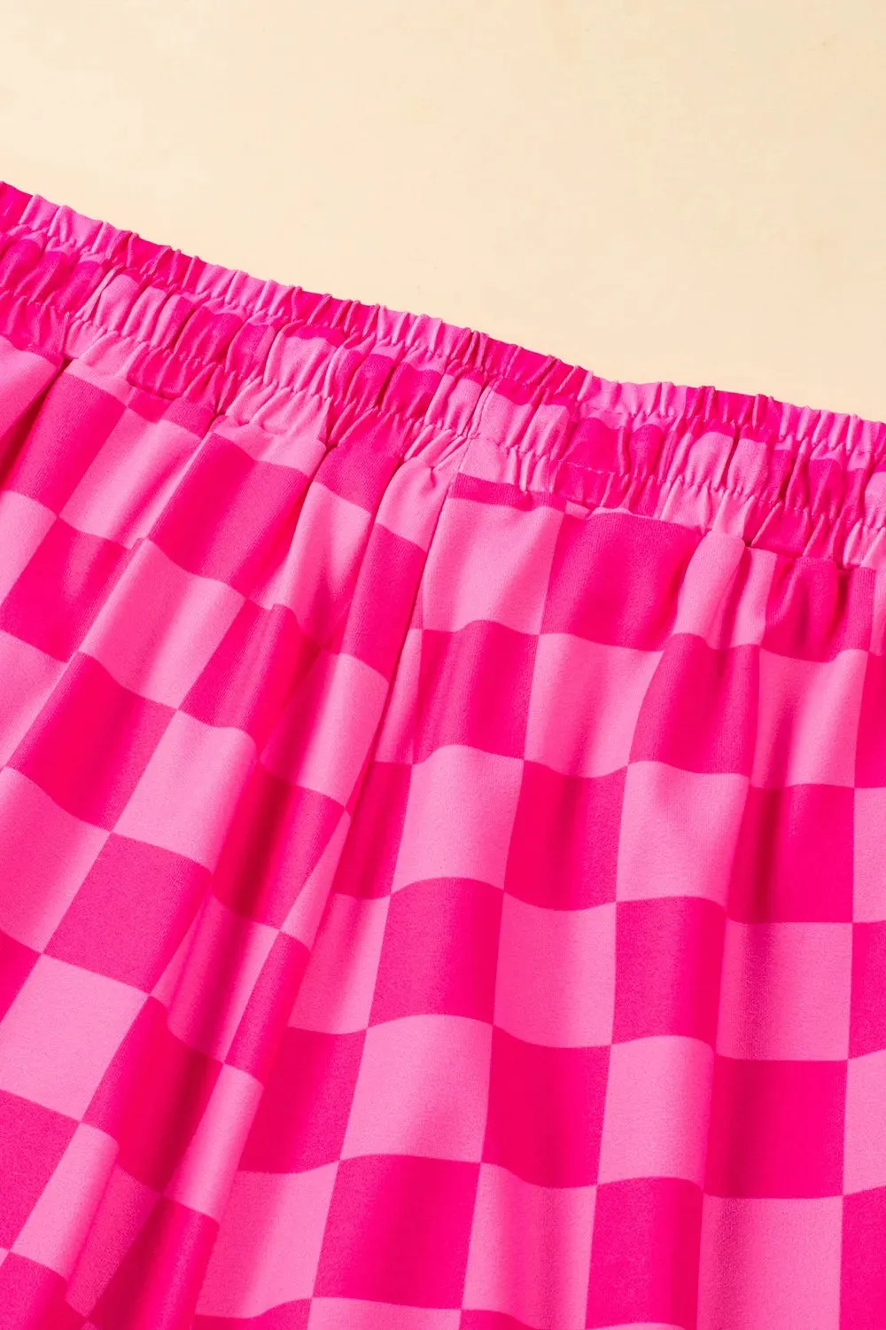 Drawstring Checkered Shorts with Pockets sold by Gigi Laurent product image thumbnail 5