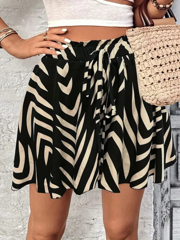 High Waist Drawstring Shorts sold by Gigi Laurent