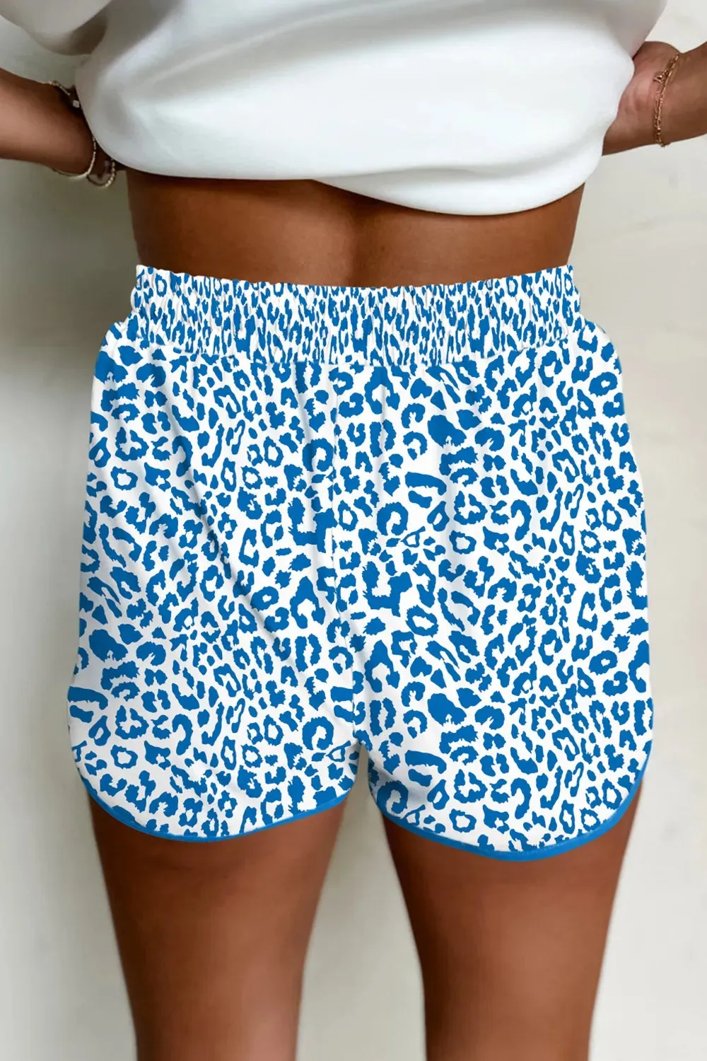 Leopard Drawstring Shorts sold by Gigi Laurent product image thumbnail 5
