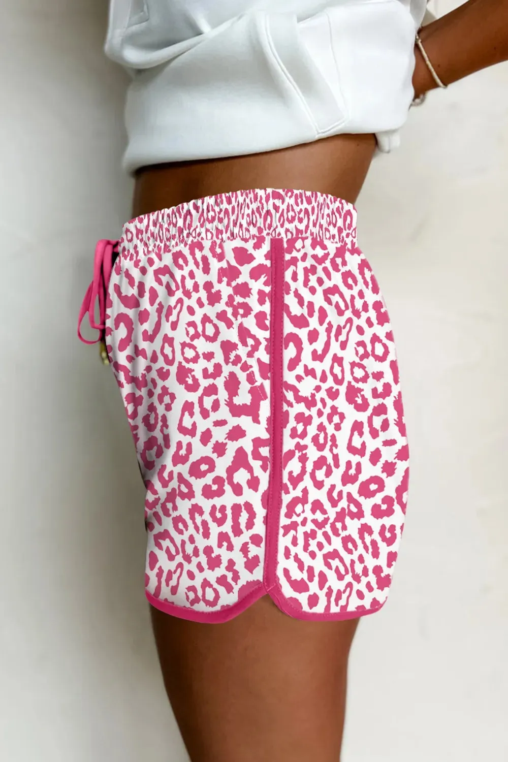 Leopard Drawstring Shorts sold by Gigi Laurent product image thumbnail 3