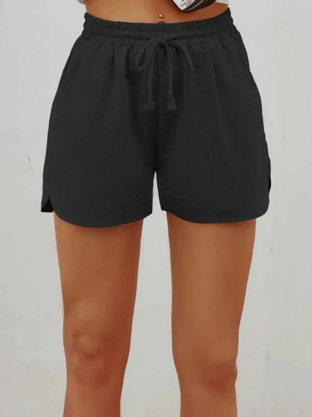 Drawstring Shorts with Pockets sold by Gigi Laurent product image thumbnail 4