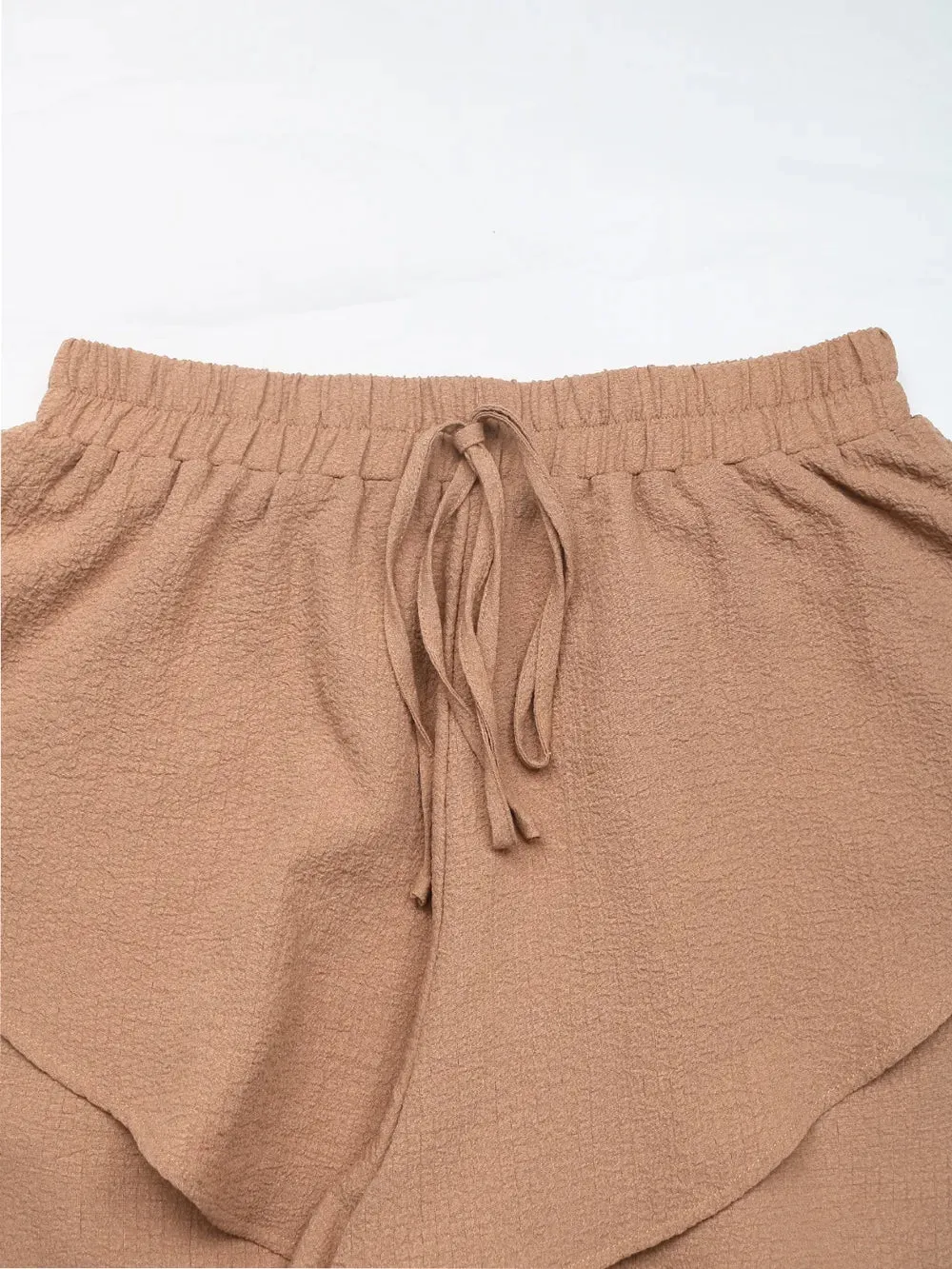 Perfee Tied Layered Shorts sold by Gigi Laurent product image thumbnail 5