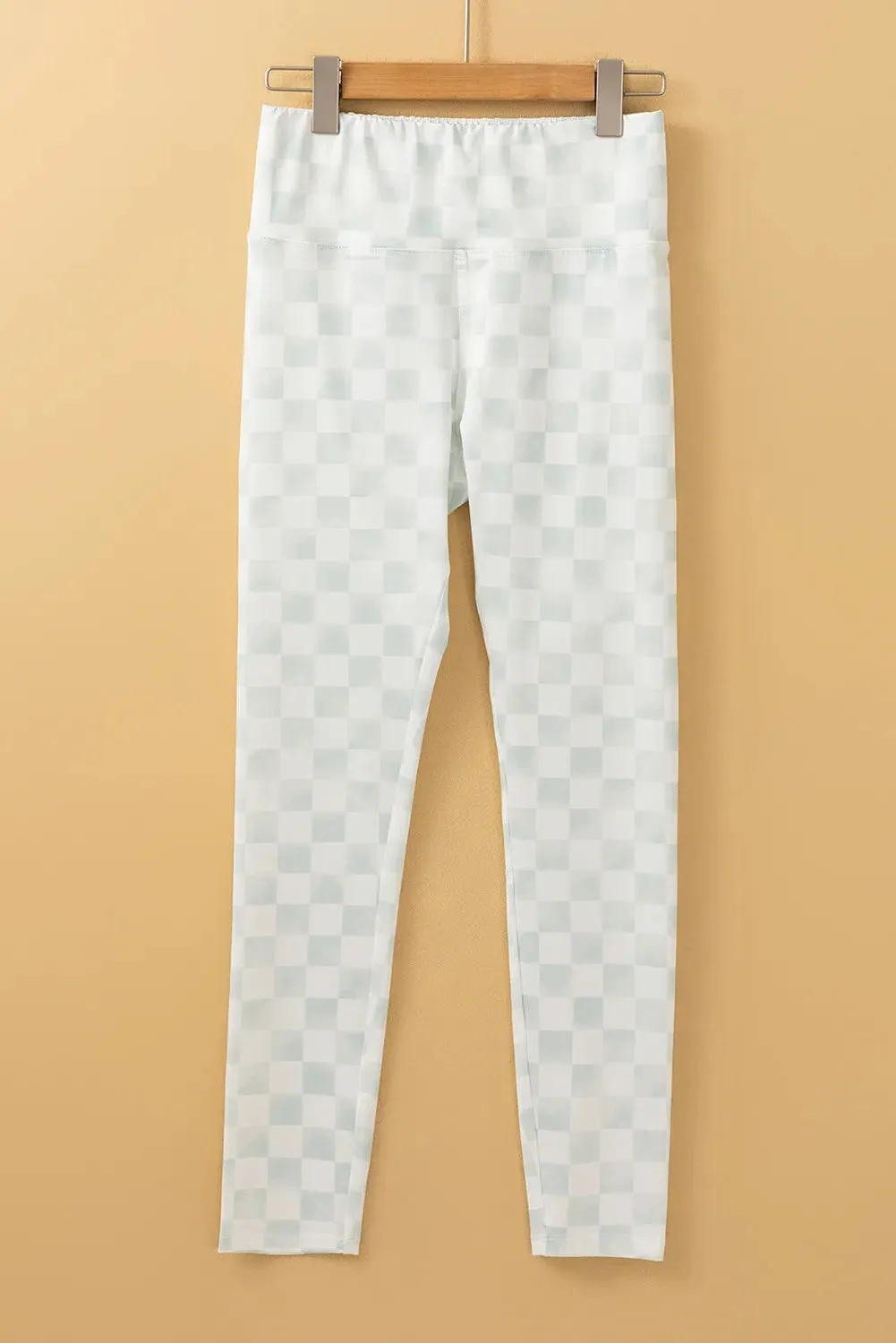 Checkered Elastic Waist Leggings sold by Gigi Laurent product image thumbnail 2