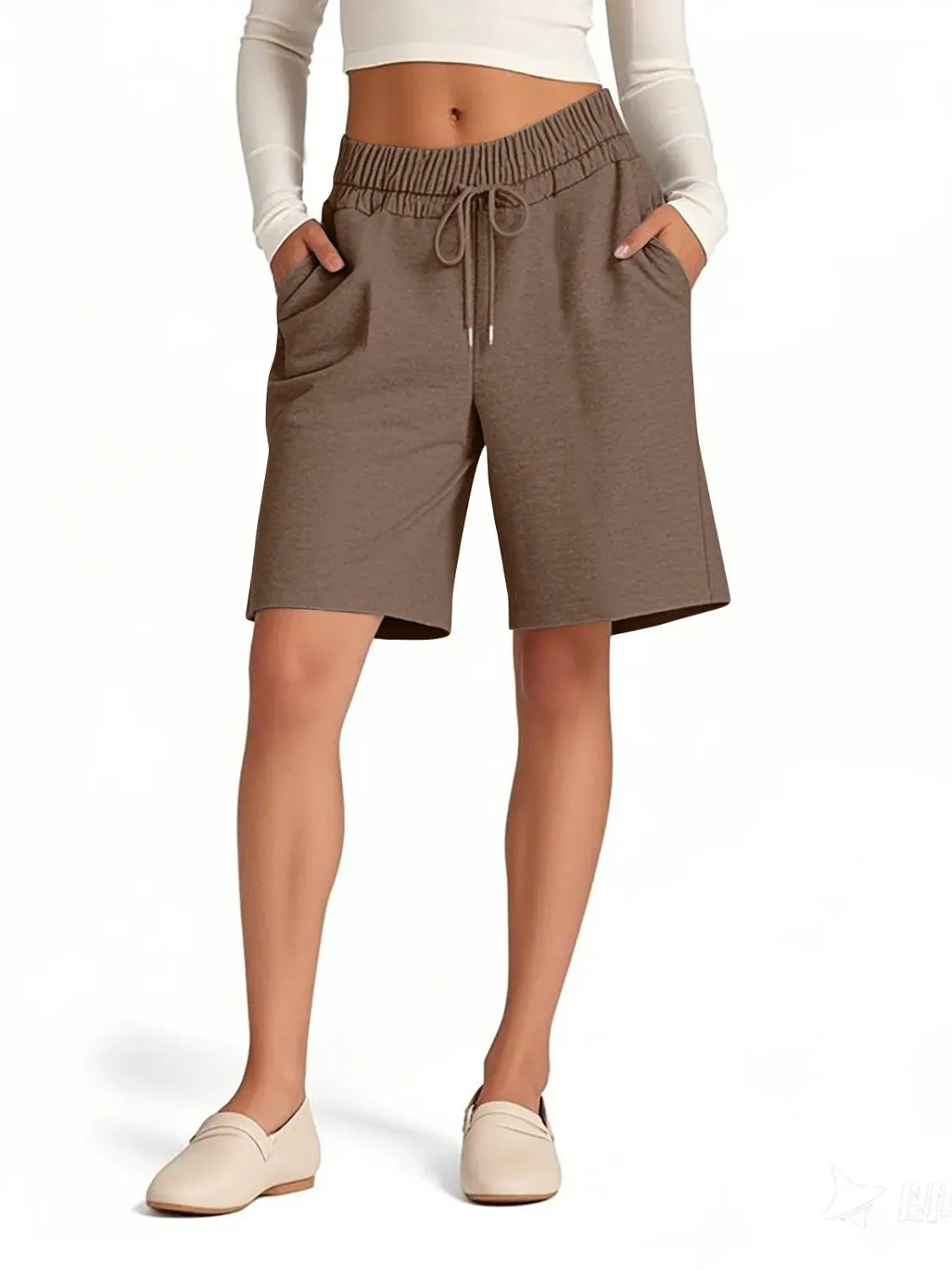 Drawstring Shorts with Pockets sold by Gigi Laurent product image thumbnail 4