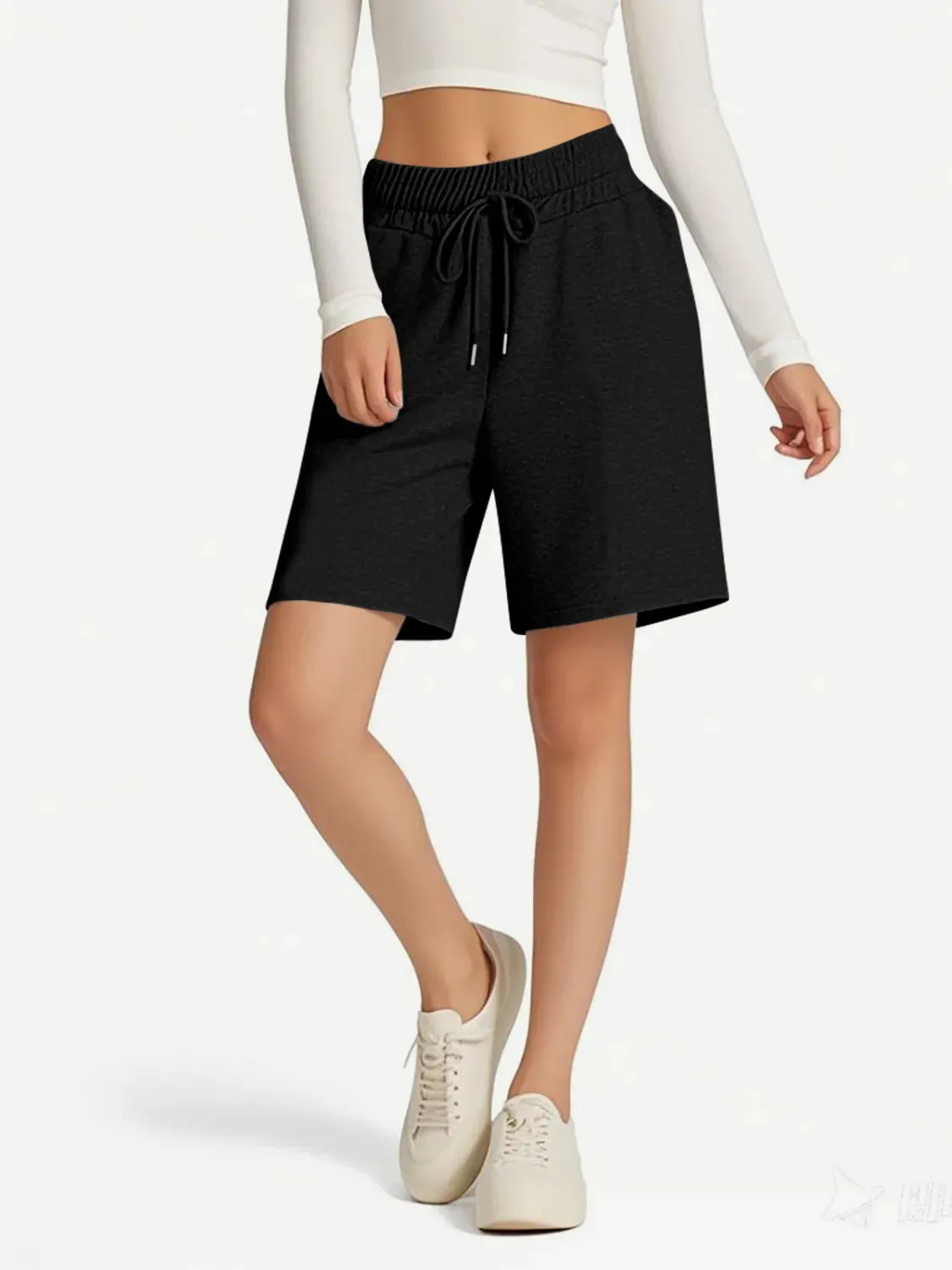 Drawstring Shorts with Pockets sold by Gigi Laurent product image thumbnail 2