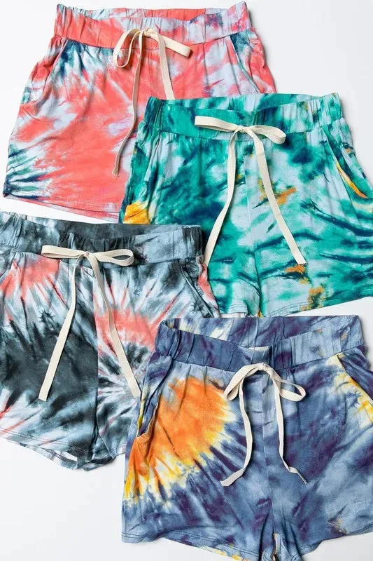 BiBi Tie Dye Print Casual Shorts sold by Gigi Laurent product image thumbnail 2