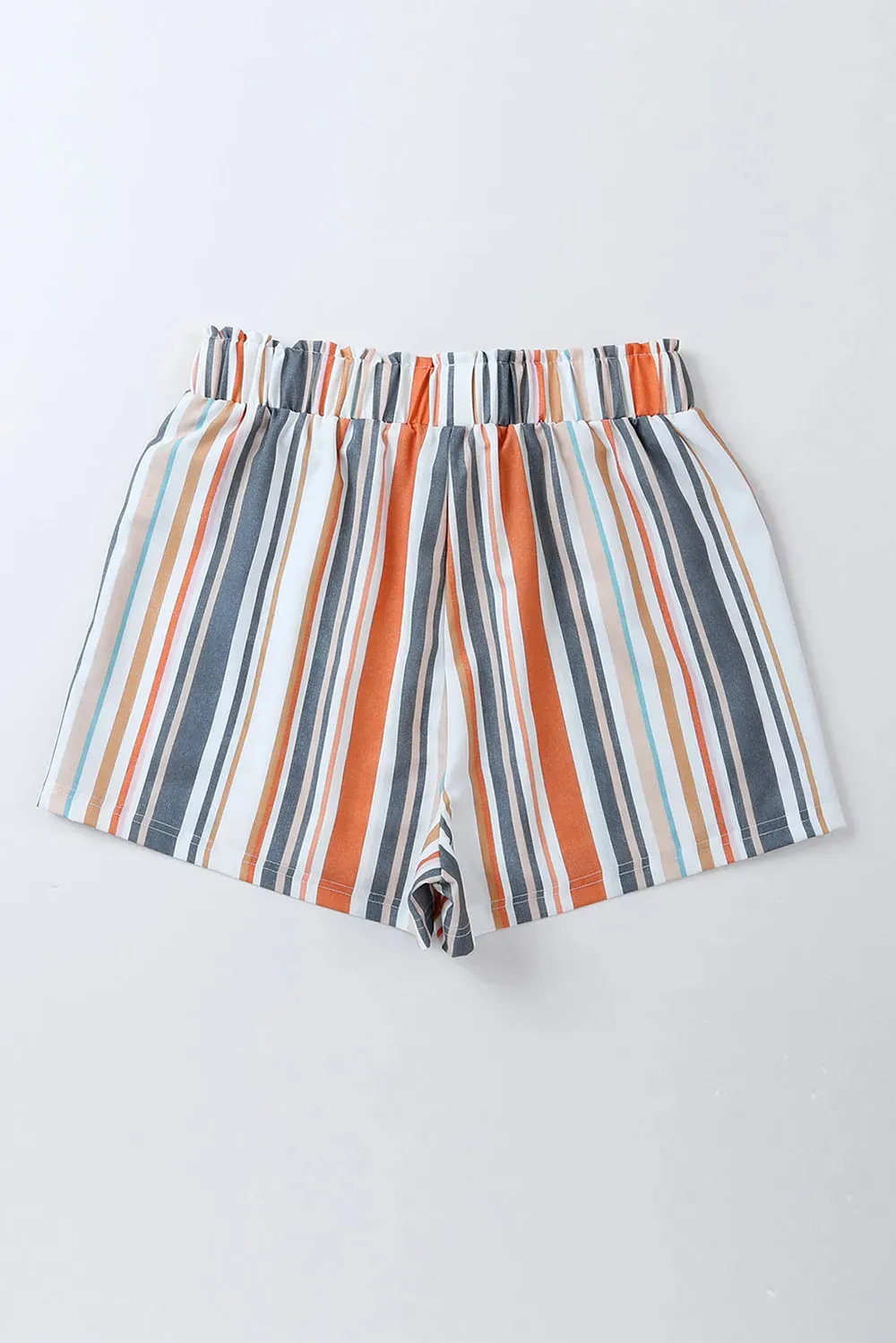 Striped Elastic Waist Shorts sold by Gigi Laurent product image thumbnail 5