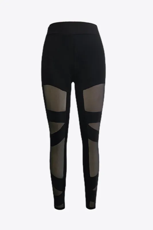 Spliced Mesh Leggings sold by Gigi Laurent