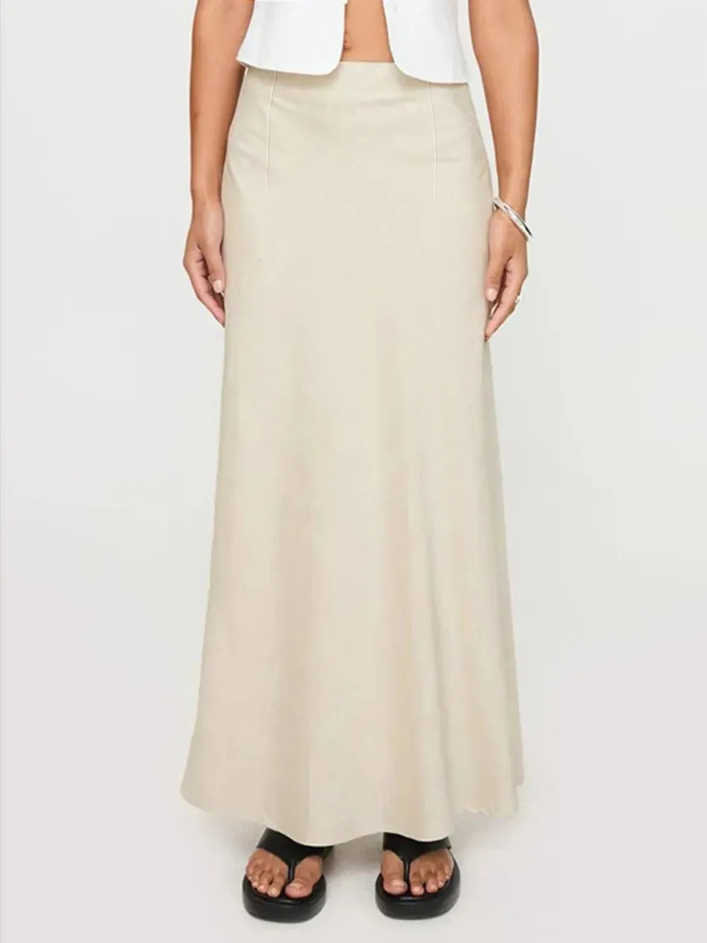 Devine Slim Maxi Skirt sold by Gigi Laurent