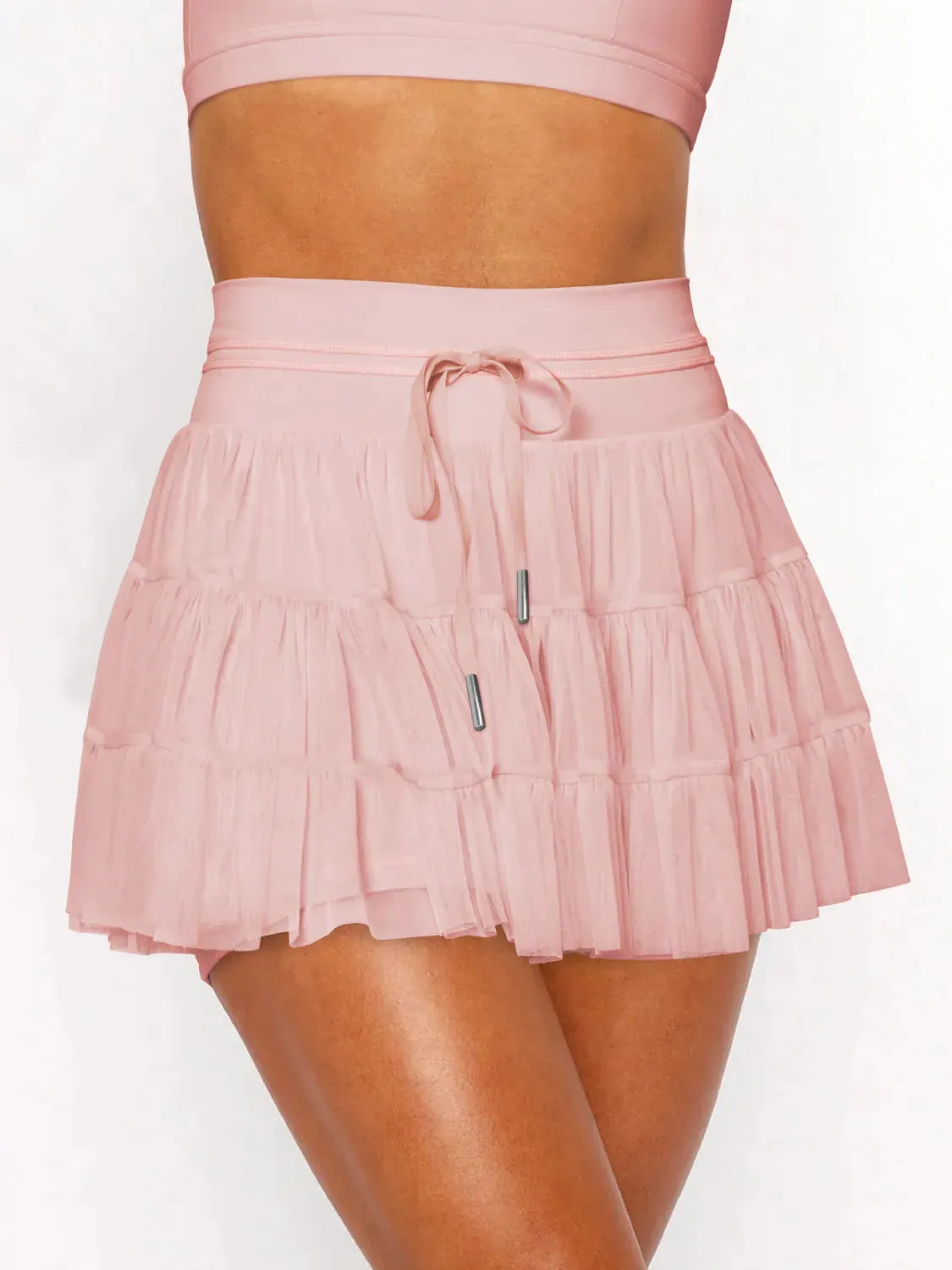 Ruched Mini Skort with Pockets sold by Gigi Laurent product image thumbnail 3