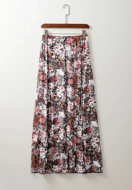 Floral Elastic Waist Maxi Skirt sold by Gigi Laurent product image thumbnail 5