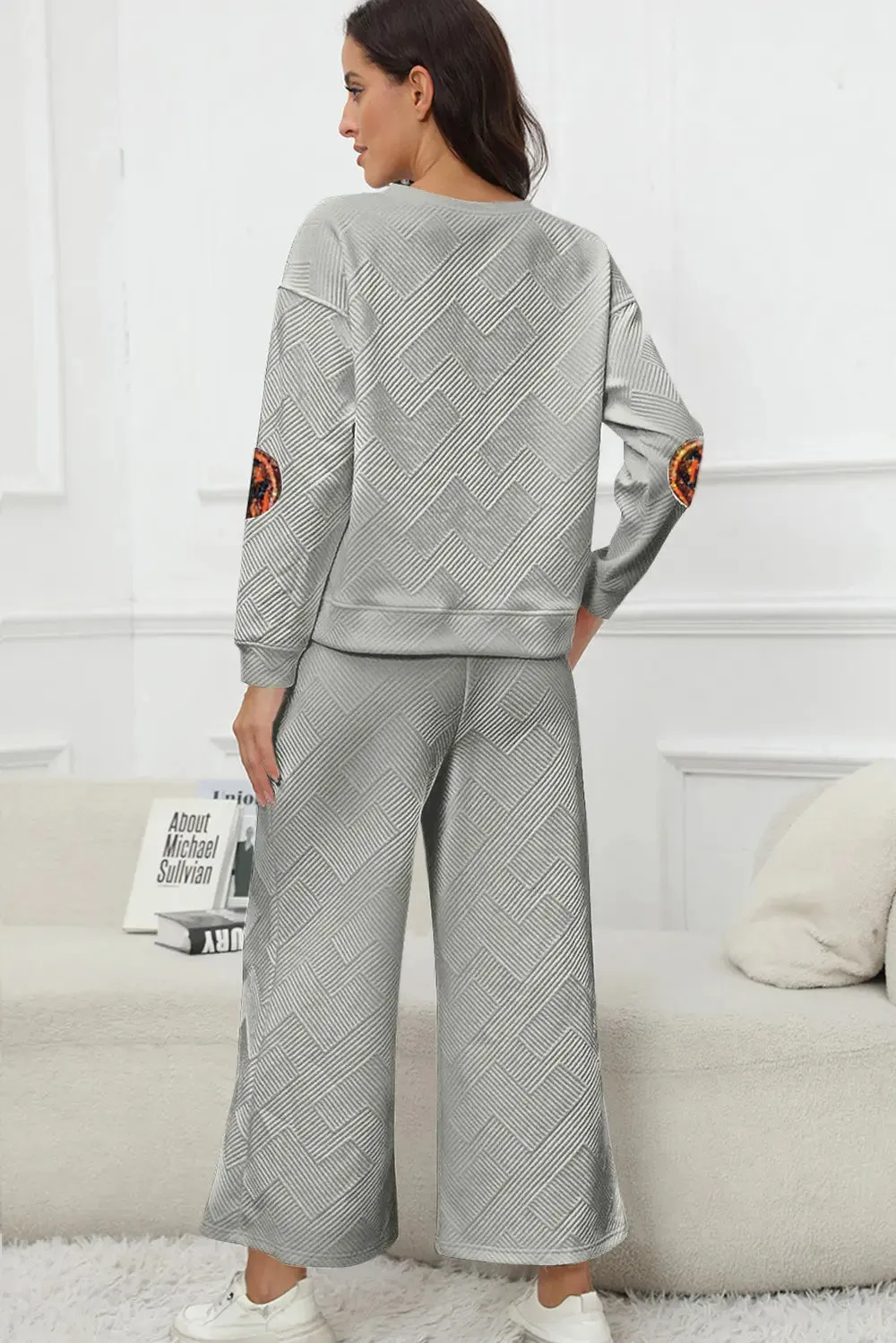 Sequin Patch Pumpkin Top and Pants Set sold by Gigi Laurent product image thumbnail 5