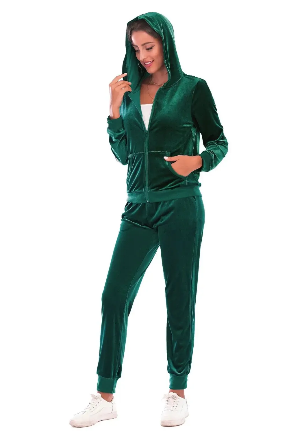 Zip-Up Hooded Jacket and Pants Set sold by Gigi Laurent product image thumbnail 4
