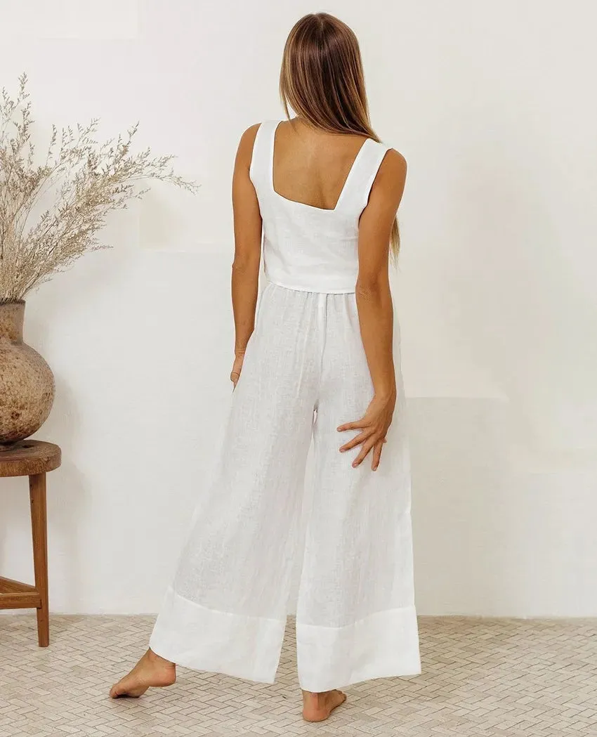 Square Neck Sleeveless Top and Pants Set sold by Gigi Laurent product image thumbnail 5