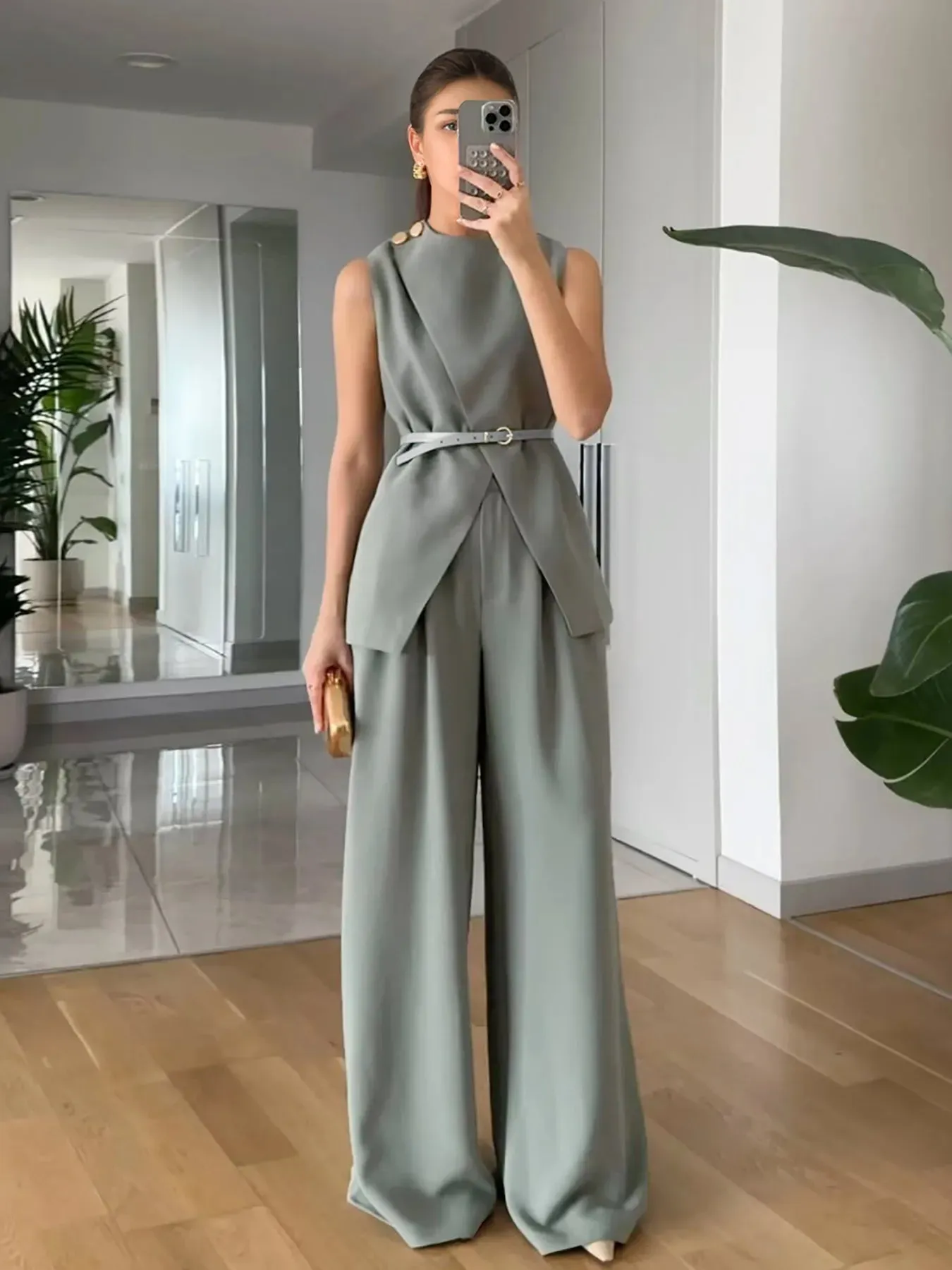 Sleeveless Top and Pants Set sold by Gigi Laurent product image thumbnail 5