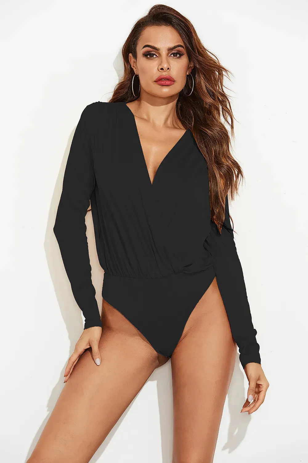 Surplice Long Sleeve Bodysuit sold by Gigi Laurent product image thumbnail 2